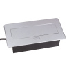 elektro zásuvka nábytková výklopná 2x230V+2xUSB šedá