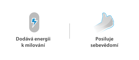 Dodává energii k milování a posiluje sebevědomí