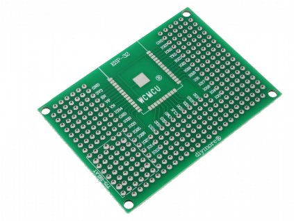 placa adaptadora para esp 32 esp 12e e esp 12f expansor de pinos 50x70mm