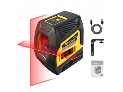 Firecore F113-XR červený, samonivelační křížový laser