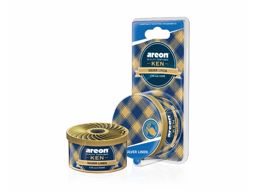 Osvěžovač vzduchu AREON KEN blister - SILVER LINEN