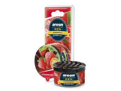 Osvěžovač vzduchu AREON KEN blister - STRAWBERRY