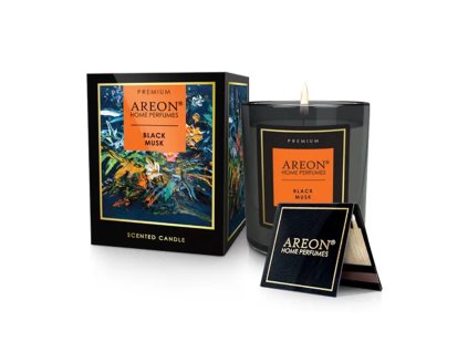 Vonná svíčka AREON SCENTED CANDLE - Black Musk