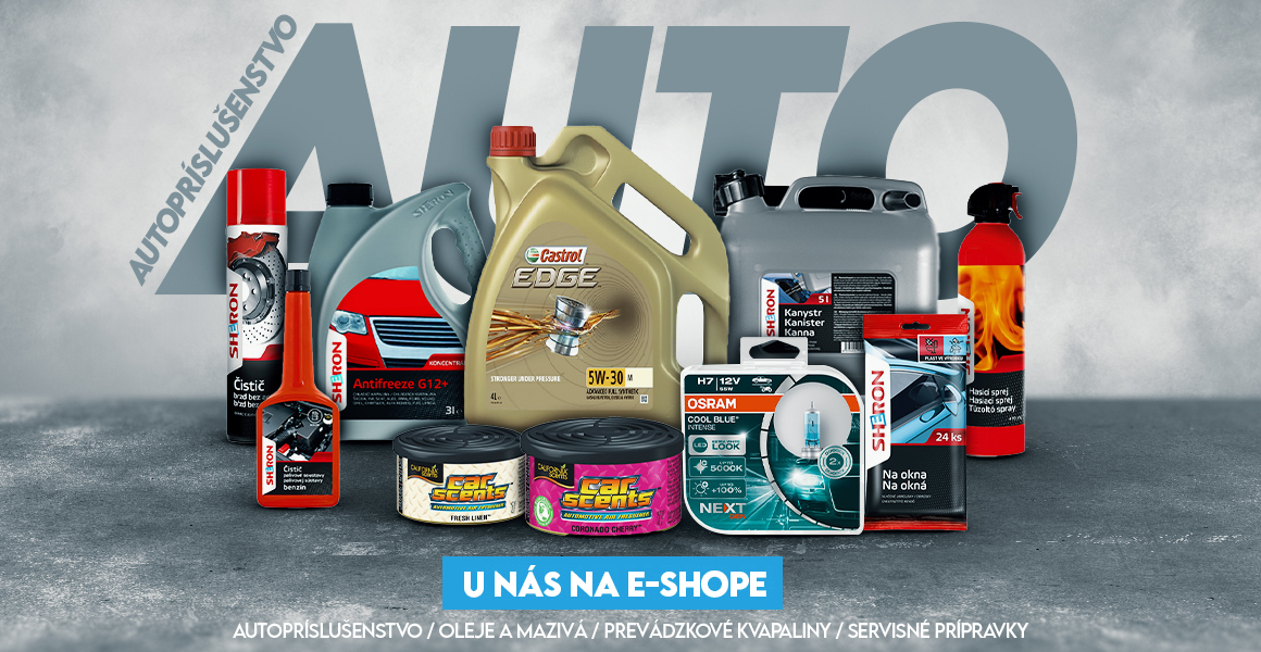 PRÍSLUŠENSTVO PRE VAŠE AUTO