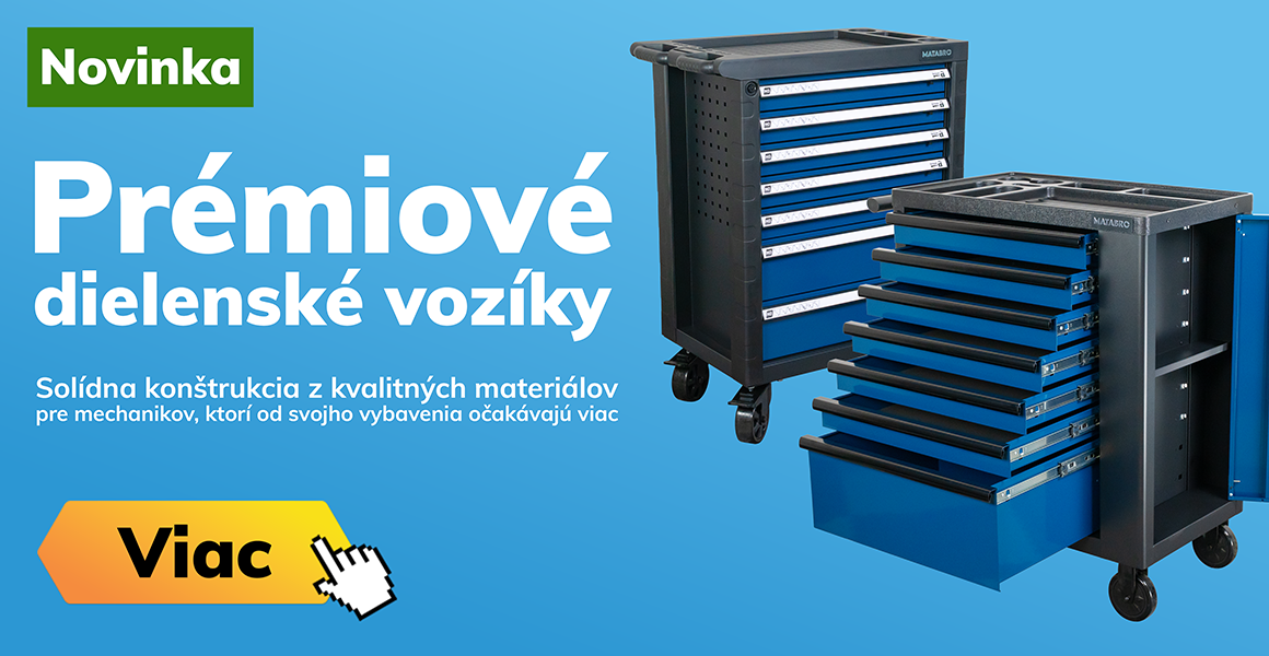 NOVINKA - Prémiové dielenské vozíky