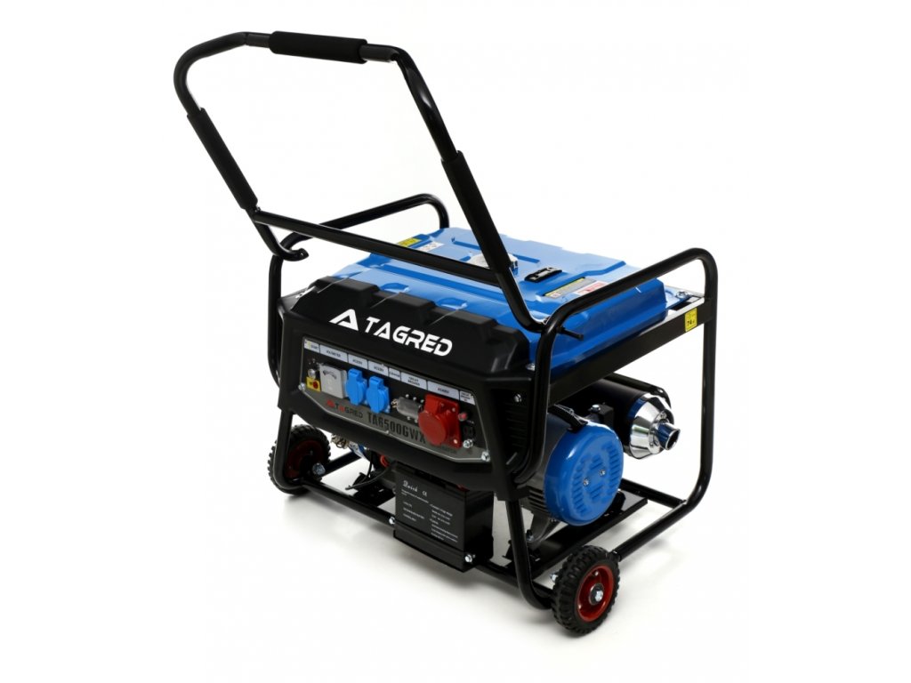 Tagred TA6500GWX, Generátor, elektrocentrála 6500W se startérem, AVR, 230V, 400V