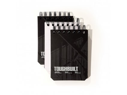 Malý mřížkovaný zápisník (3 ks) TOUGHBUILT TB-56-S-3