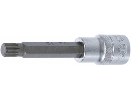 Bitová zásuvka | délka 100 mm | pohon 12,5 mm (1/2") | drážkování (pro XZN) | M10