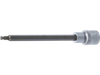 Bitová zásuvka | délka 160 mm | pohon 12,5 mm (1/2") | vnitřní šestihran s kulovou hlavou 5 mm