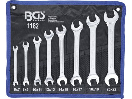 26425 bgs 1182 sada oboustrannych plochych klicu 6 x 7 20 x 22 mm 8dilna