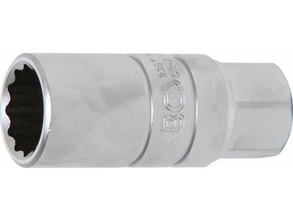30309 bgs 2387 nastrcna hlavice na zapalovaci svicky s pridrznou gumou dvanactihranna 10 mm 3 8 18 mm