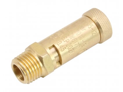 Pojistný bezpečnostní ventil tlaku 12 bar, 1/4", A-SVC1412