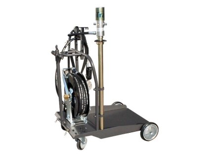 Pojízdná výdejní sada pro přečerpání oleje ze sudů, s pneumatickým čerpadlem, 1700233