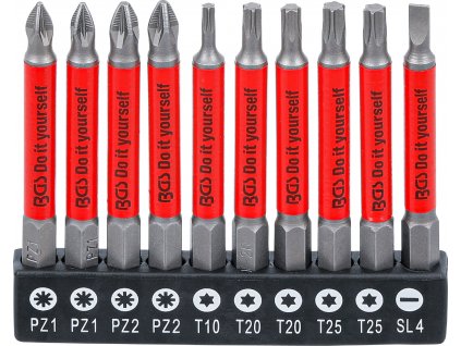 46743 bgs 4831 sada protiskluzovych bitu magneticka 70 mm 10dilna