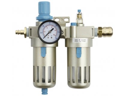 Redukční ventil s odlučovačem vody a olejovačem REDATS P-620 1/2" STD s rychlospojkami 30-03-54
