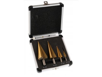 Stupňovité (kónické) vrtáky na kovy TITAN 4-39 mm 4 ks, V06019