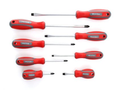 65108 kraft dele kd10252 sada sroubovaku plochych a krizovych crv ocel magnetizovane cepele pogumovana rukojet