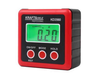 65507 kraft dele kd3560 elektronicky digitalni uhlomer s magnetem presnost 0 1 a 4 90 mereni