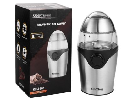 65894 kraft dele kd4161 mlynek na kavu 60 g 300 w nerezova ocel pulsni rezim