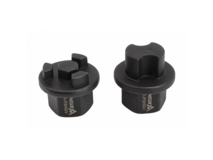 tool set for plastic drain plug