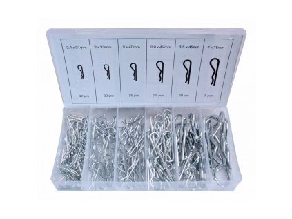 150 pcs spring pins set 24 4 mm