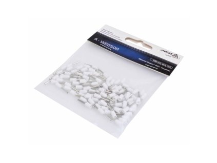 insulated cord terminal e0508 white