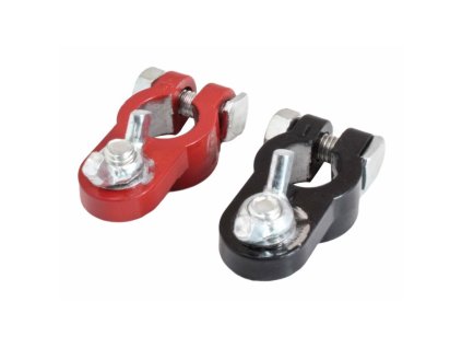 2 pcs aluminium battery terminal set