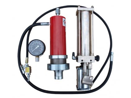 Sestava k lisu 30 t s hydraulicko-pneumatickou pumpou