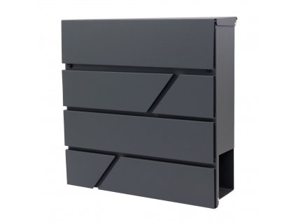 Poštovní schránka černá, SN3642-2