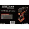 53128 22 kraft dele kd511 stolni vrtacka 1600w 580 2650 ot min 16 mm hlava