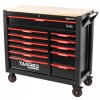Tagred TA196, Dílenský vozík s nářadím 541ks velký 12 zásuvek dřevěná deska 2