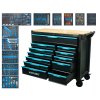 Matabro MB-TC06, Dílenský vozík s nářadím | 12 zásuvek | Modrý | 360 ks