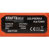 65072 10 kraft dele kd1725 uhlova bruska 2900w 6000 ot min 230 mm kotouc