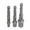 3pcs 1 4 hex shank socket adaptor kit