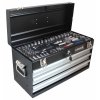 metal workshop tool case with 3 drawers