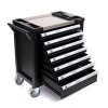 Kraft&Dele KD1070, Dílenský vozík na nářadí | 7 zásuvek | černý