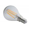 LED žárovka filament E14 bílá teplá 4W G45