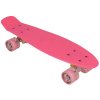 13138 plastovy skateboard 56 cm enero ruzovy led