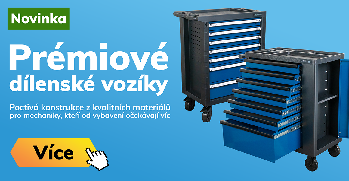 NOVINKA - Prémiové dílenské vozíky
