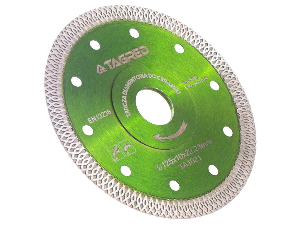 Diamantový kotouč na řezaní kamene, dlaždic, keramiky 125mm, TAGRED TA1021