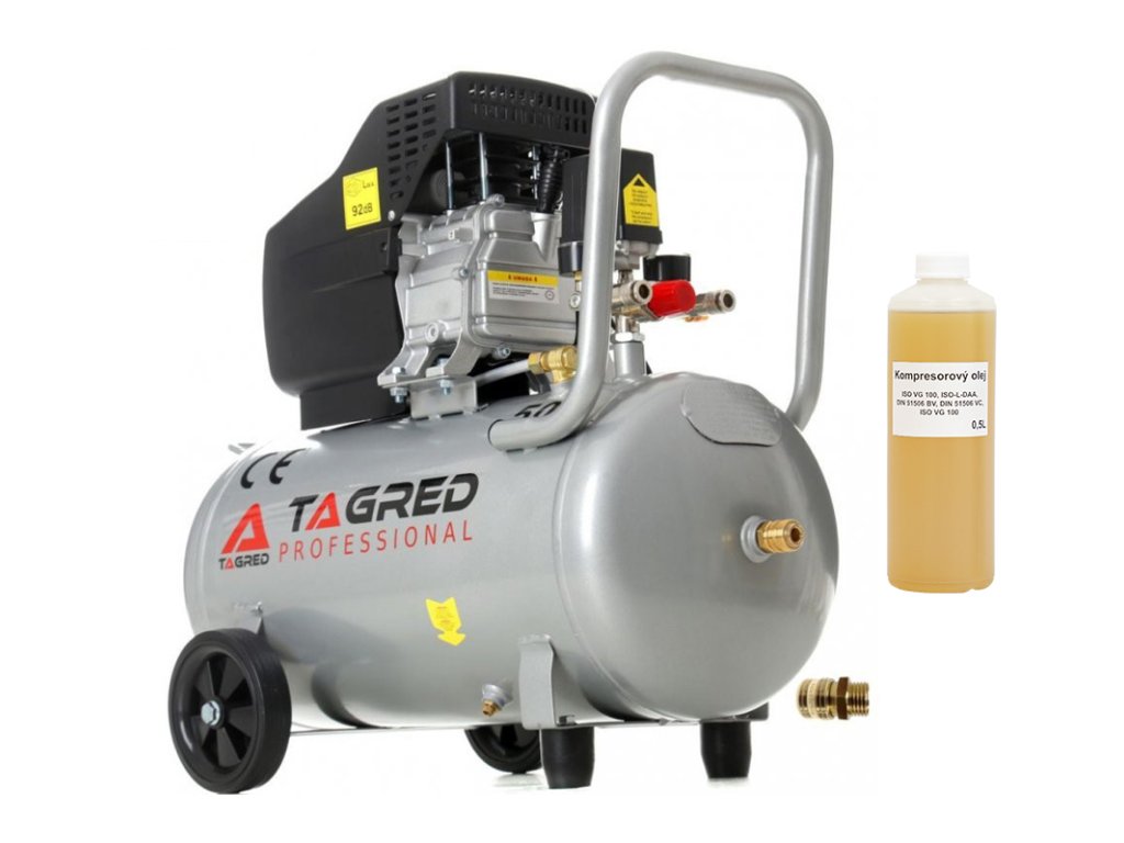 TAGRED TA301N, Olejový kompresor 50l, 230V 2800W