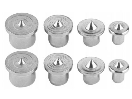 Značkovače otvorů pro kolíky, 6-12 mm, sada 8 ks, V07253