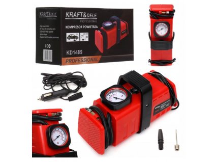 Mini kompresor do auta, 12 230V, Kraft&Dele KD1489
