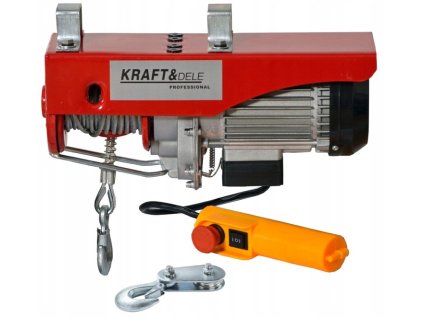 Kraft&Dele KD1526, Lanový naviják 400/800 kgkgAGARKA ELEKTRYCZNA LINOWA 800KG 230V
