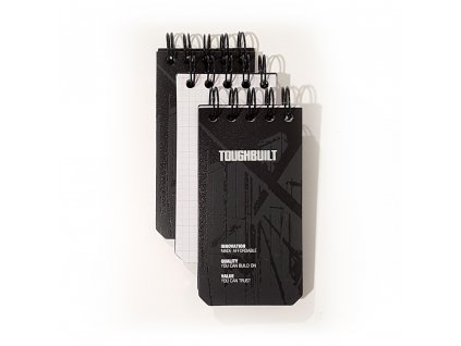 Mini zápisník (3 ks) TOUGHBUILT TB-56-XS-3