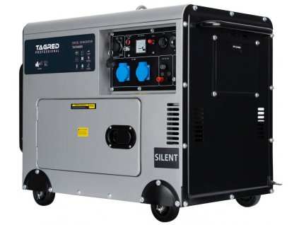 Tagred TA7350DS, Dieselová elektrocentrála 7350 W, jednofázová s ochranou AVR, olejová
