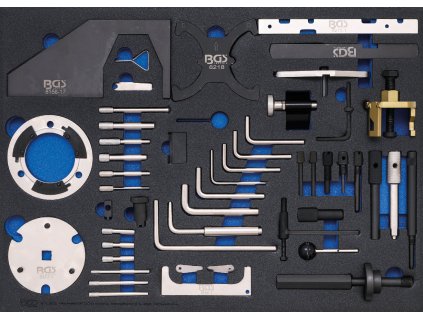 Zásobník nástrojů 3/3: Sada nástrojů pro časování motoru | pro Ford, VW, Seat, Mazda, Volvo