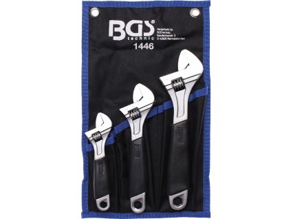 BGS 1446, Sada stavitelných klíčů s plastovou rukojetí Softgrip | 3dílná