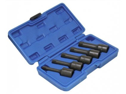 Vytahováky poškozených šroubů 8-16 mm, 5 ks na stržené šrouby, S-1036A