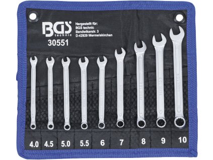 BGS 30551, Sada očkoplochých klíčů | 4 - 10 mm | 9dílná